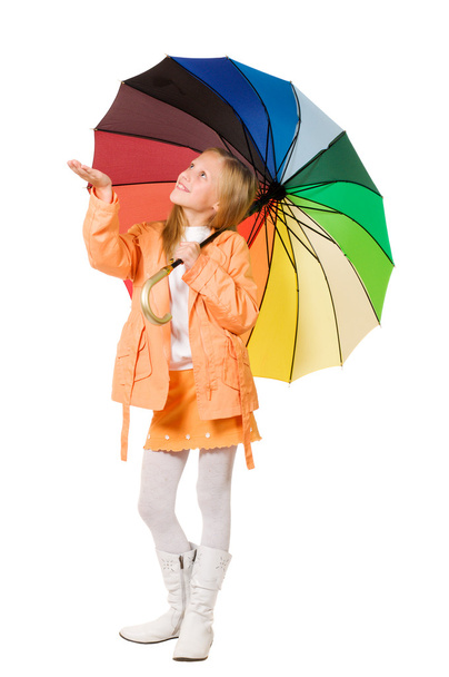 Girl with umbrella - Fotoğraf, Görsel