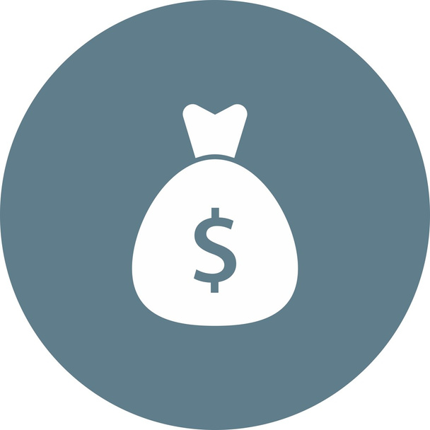 Money Bag icon - Vektor, kép