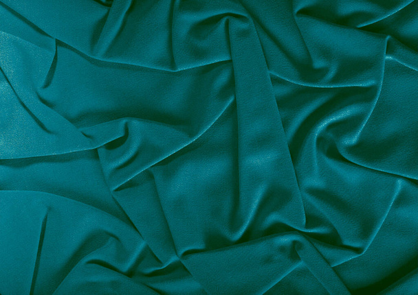 緑の布パターン クローズビュー,織物材料の背景 - 写真・画像