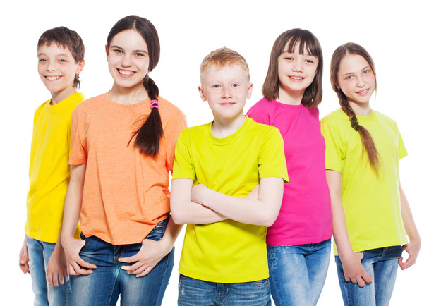 Group children - Фото, изображение