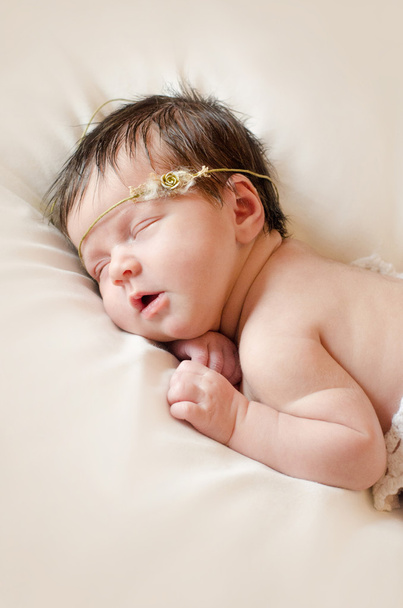 sorriso dormindo bebê
 - Foto, Imagem