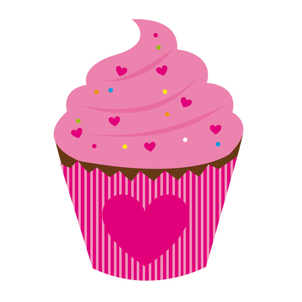 pink cake - Vector, Image