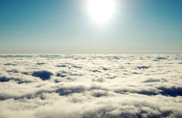 Über den Wolken - Foto, Bild