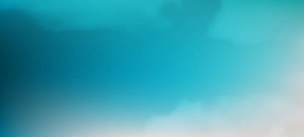 雲が付いている現代青い勾配の背景. ヘッダーバナー。 明るい抽象的なプレゼンテーションの背景. ベクトルイラスト - ベクター画像