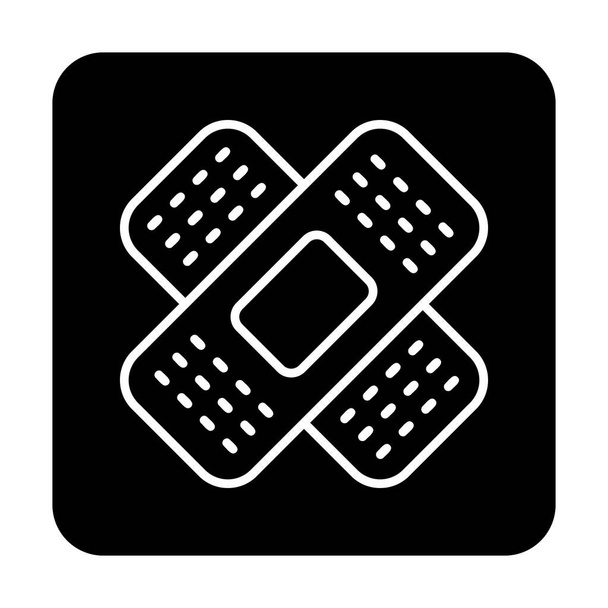 Icono de Band Aids, ilustración vectorial   - Vector, imagen
