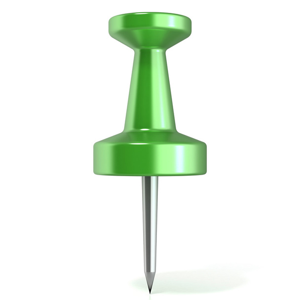 Green thumbtack - Foto, Imagen