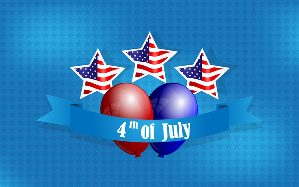 С Днем Независимости, 4 июля
 - Вектор,изображение