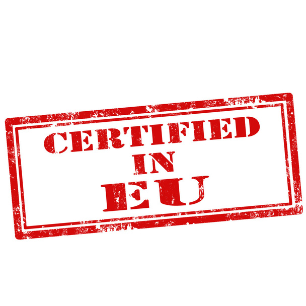 Certifié en timbre UE
 - Vecteur, image