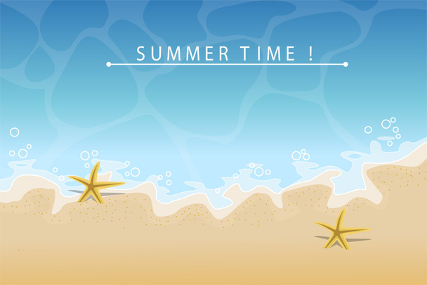 Summer time illustration - Vetor, Imagem