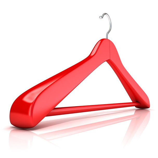 Red clothes hangers - Fotó, kép