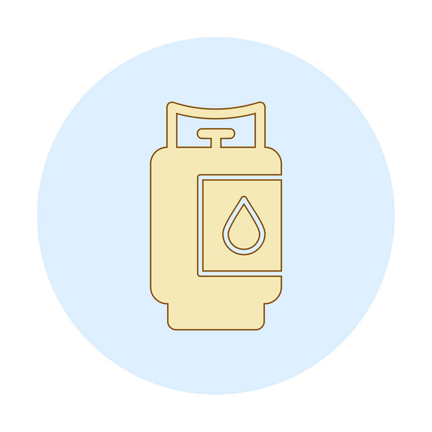 flat Gas Cylinder Icon vector illustration   - Vector, Image