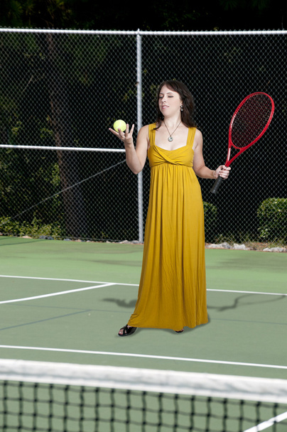 Woman Playing Tennis - Photo, Image