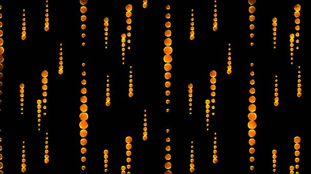 Leuchtender Looping-Neon-Effekt Hintergrund, schwarzer Hintergrund - Foto, Bild