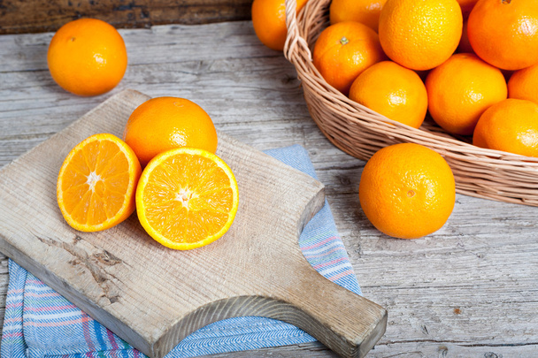 Oranges coupées
 - Photo, image