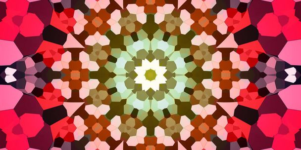 Patrón de mosaico abstracto sin costuras. Textura panorámica. Patrón de repetición - Foto, Imagen