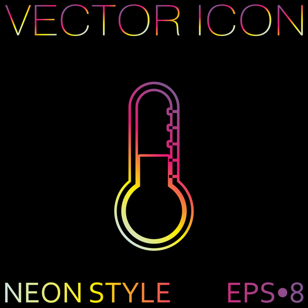 Thermometer icon . temperature symbol - Vector, afbeelding