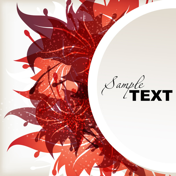 stylized leaves background - Vector, Image
