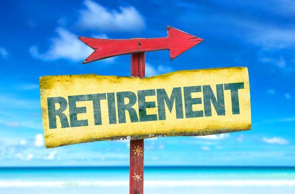 Text:Retirement on sign - Photo, Image