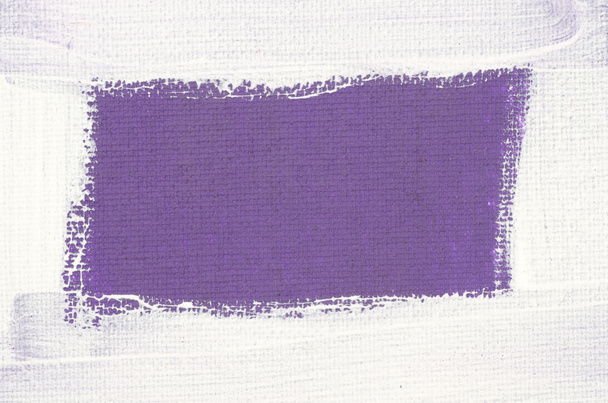 art painted border on violet background  - Foto, afbeelding