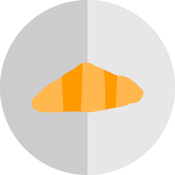 Croissant icono web, ilustración de vectores
 - Vector, Imagen