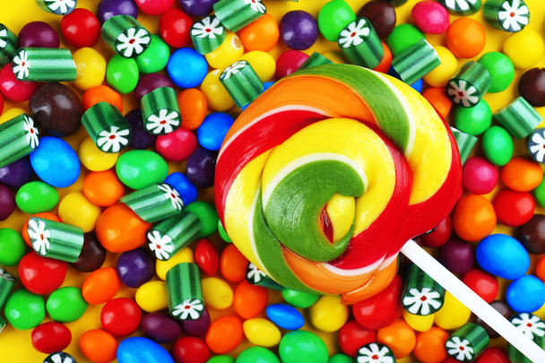 Colorful candies close-up - Fotoğraf, Görsel