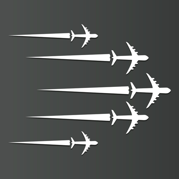 Airplane design illusztráció - Vektor, kép