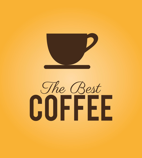 Illustration zum Kaffeedesign - Vektor, Bild