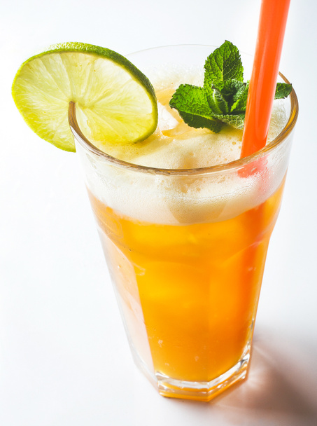 Grapefruit limonade zomer Ice Tea ijsthee - Foto, afbeelding