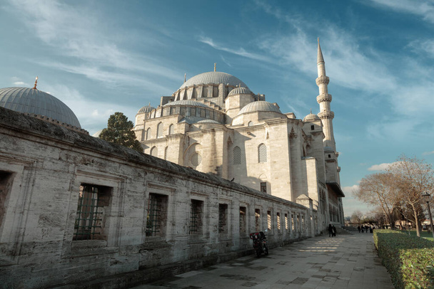 Suleimanie τζαμί στην Κωνσταντινούπολη Τουρκία - Φωτογραφία, εικόνα