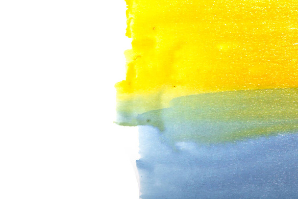 A Felt Pen Lines and Colours on a White Background - Photo, Image