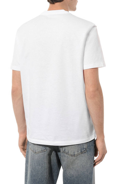 men's T-shirt mockup on the model - Photo, image