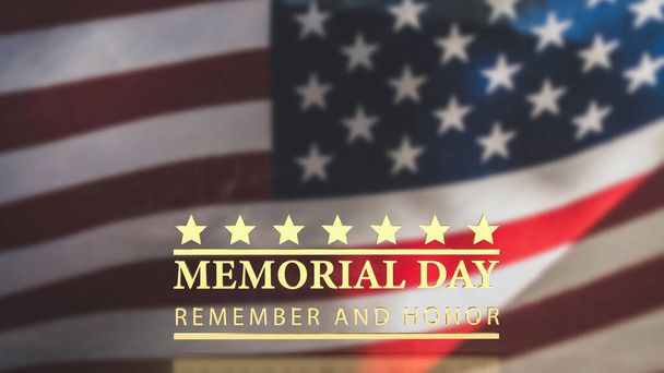 メモリアルデーは,毎年5月の最後の月曜日に米国で観察される連邦の祝日です..  - 写真・画像