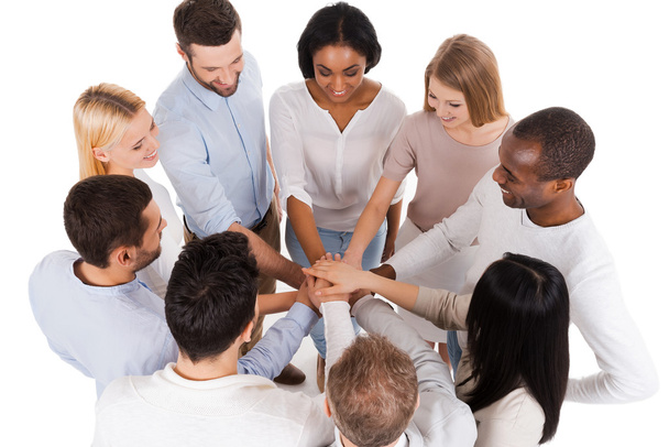 Group of people keeping hands clasped - Photo, Image