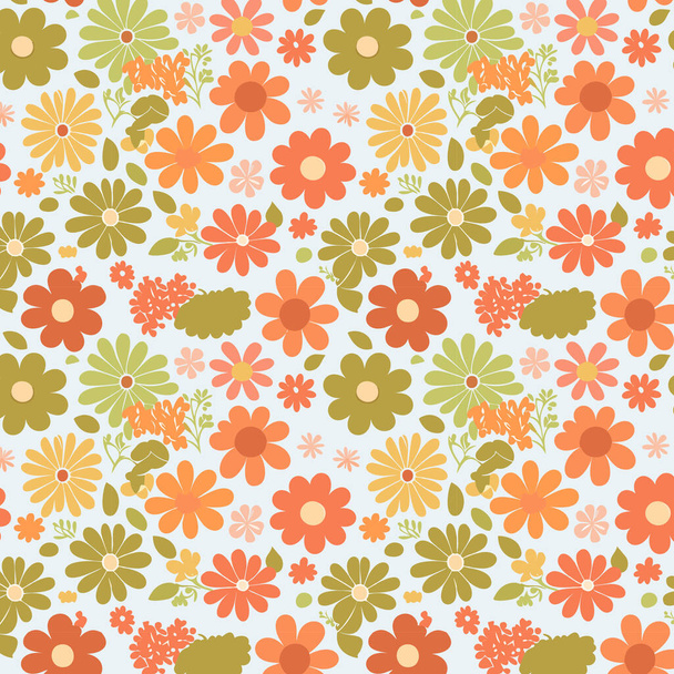 Diseño de arte de patrón. Patrón de flores con hojas ramos florales composiciones florales. Patrón floral - Foto, Imagen