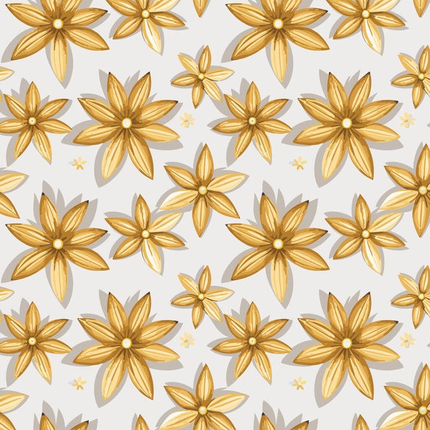 Pattern art design. Flower pattern with leaves floral bouquets flower compositions. Floral pattern - Photo, Image
