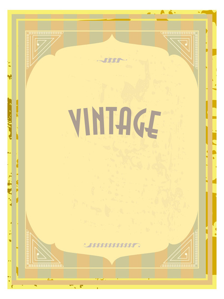 Vintage label #3 - Vecteur, image
