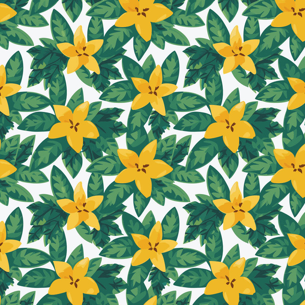 Pattern art design. Flower pattern with leaves. Floral bouquets. Flower compositions. Floral pattern - Photo, Image