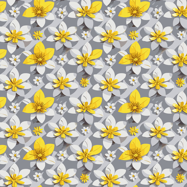 Musterkunst-Design. Blütenmuster mit Blättern. Blumensträuße. Blütenkompositionen. Florales Muster - Foto, Bild