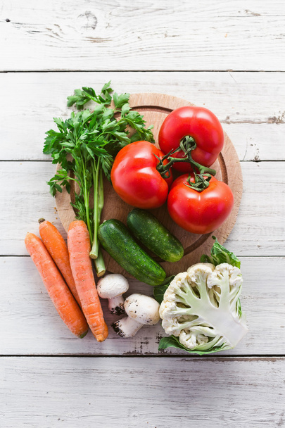 Selection of fresh vegetables - Foto, Imagen