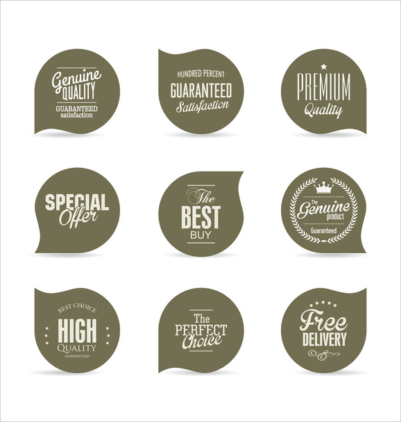 Modern badges collection - Vector, afbeelding
