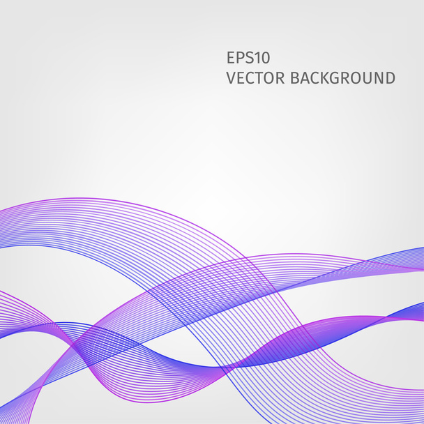 Abstract waved line background - Vektor, Bild