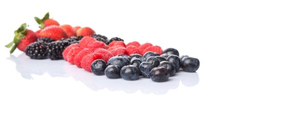Strawberry, Blackberry, Blueberry and Raspberry - Foto, imagen