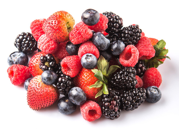 Strawberry, Blackberry, Blueberry and Raspberry - Photo, image