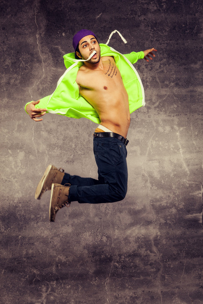 Jumping danser - Foto, afbeelding