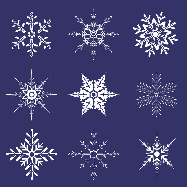 Різні форми сніжинок
 - Фото, зображення