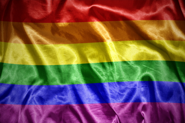schijnt homo vlag - Foto, afbeelding