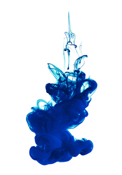 Encre bleue
 - Photo, image