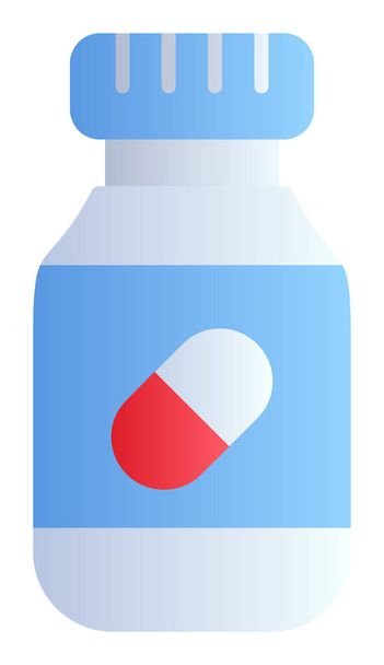 Pills web icon, vector illustration  - Vector, Image