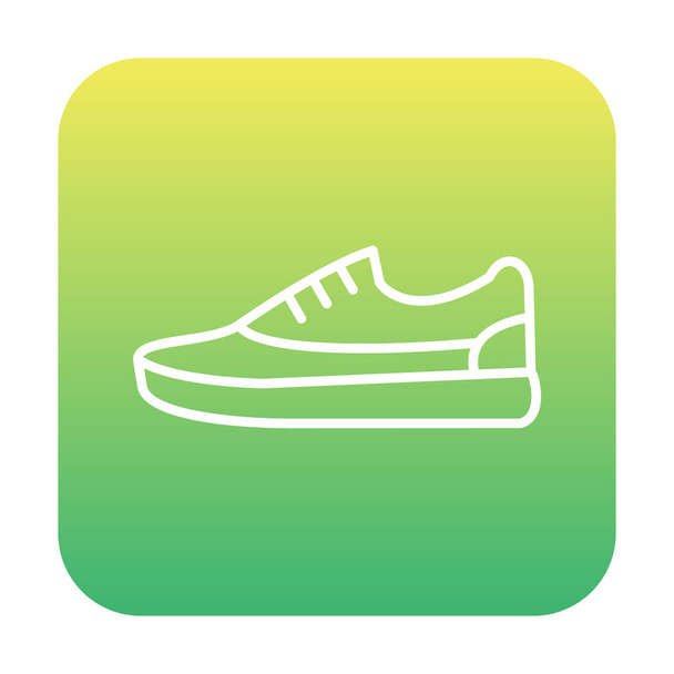 spor ayakkabı ikonu vektör illüstrasyonu  - Vektör, Görsel