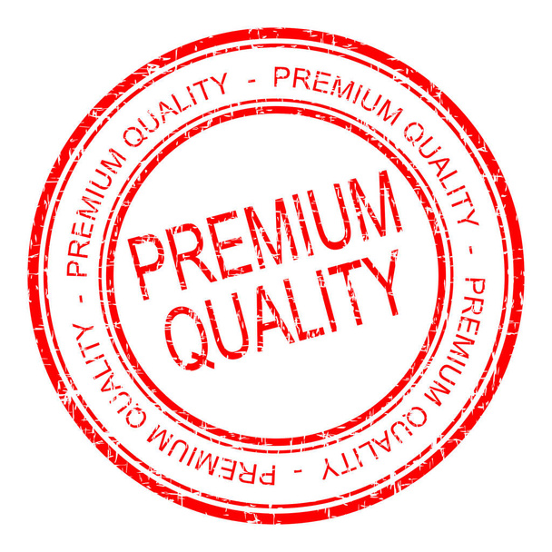 Premium-Qualität Gummistempel rot - Abbildung - Foto, Bild